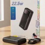 AWEI PA92 20000mAh 22.5W Fast Charging Power Bank with Digital Display